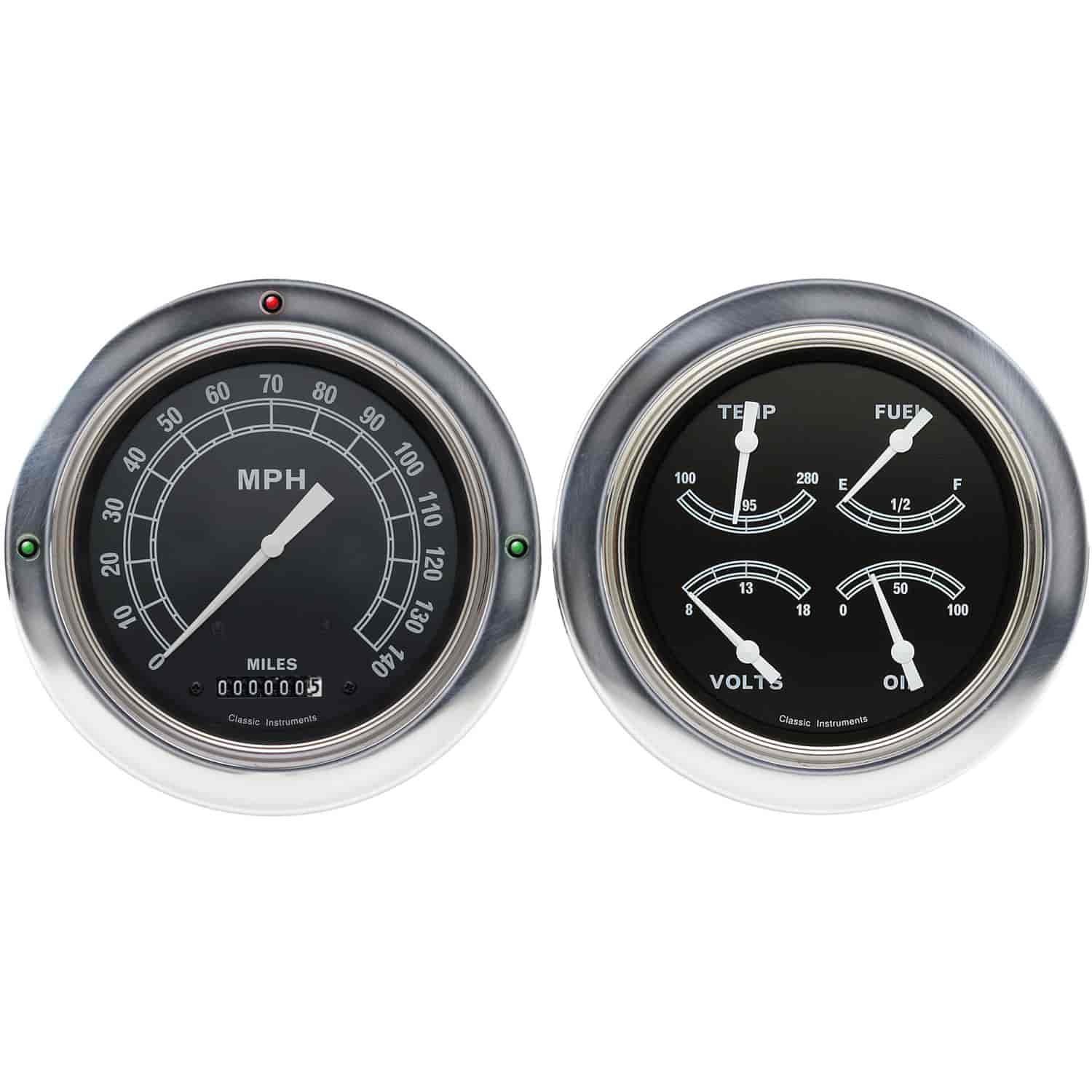 Traditional Series Gauge Package 1954-55 Chevy Truck (First Series) Includes: