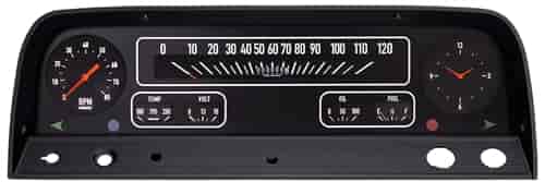 Direct-Fit Gauge Cluster Package for 1964-1966 Chevy Truck - Black