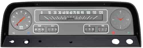Direct-Fit Gauge Cluster Package for 1964-1966 Chevy Truck - Gray