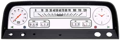 Direct-Fit Gauge Cluster Package for 1964-1966 Chevy Truck - White