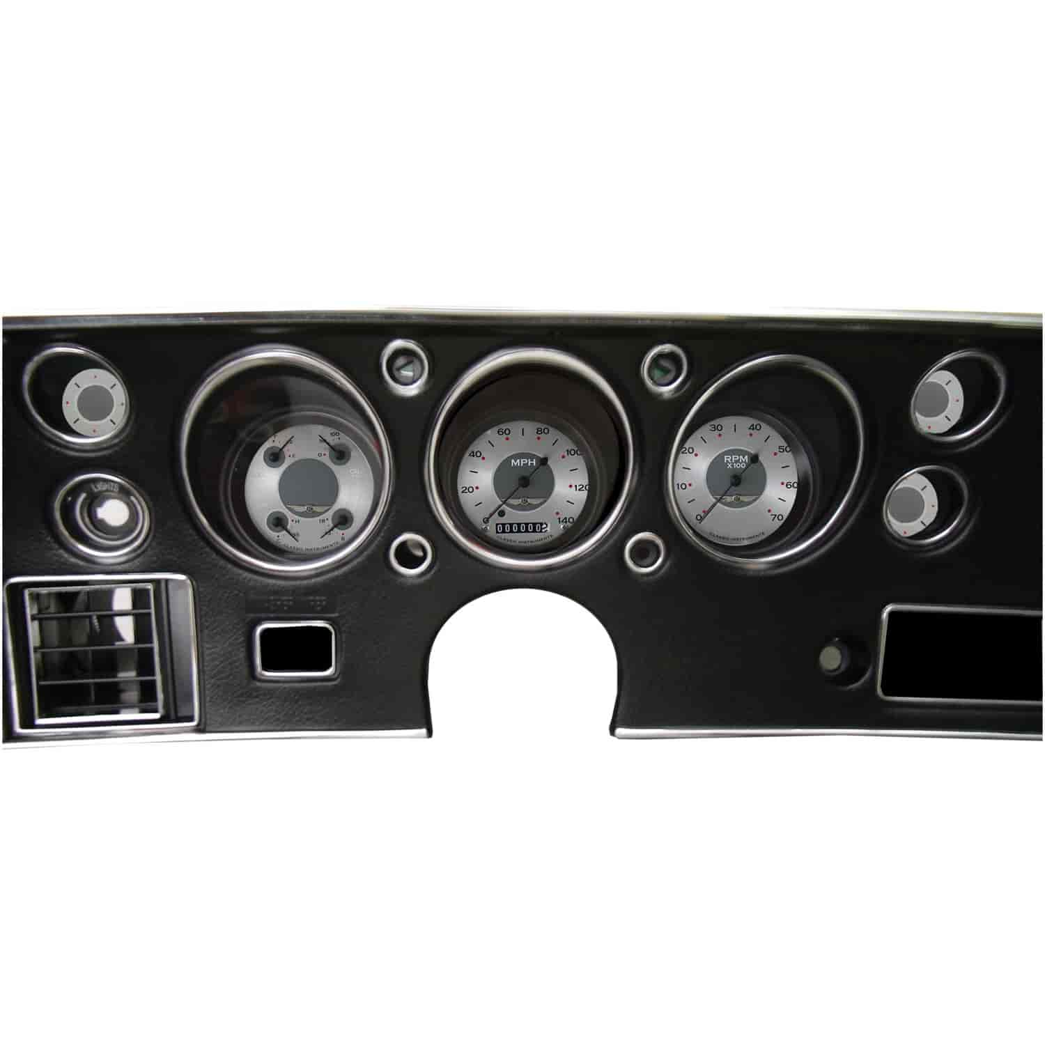 All-American Series Gauge Package 1970-72 Chevelle SS Includes: