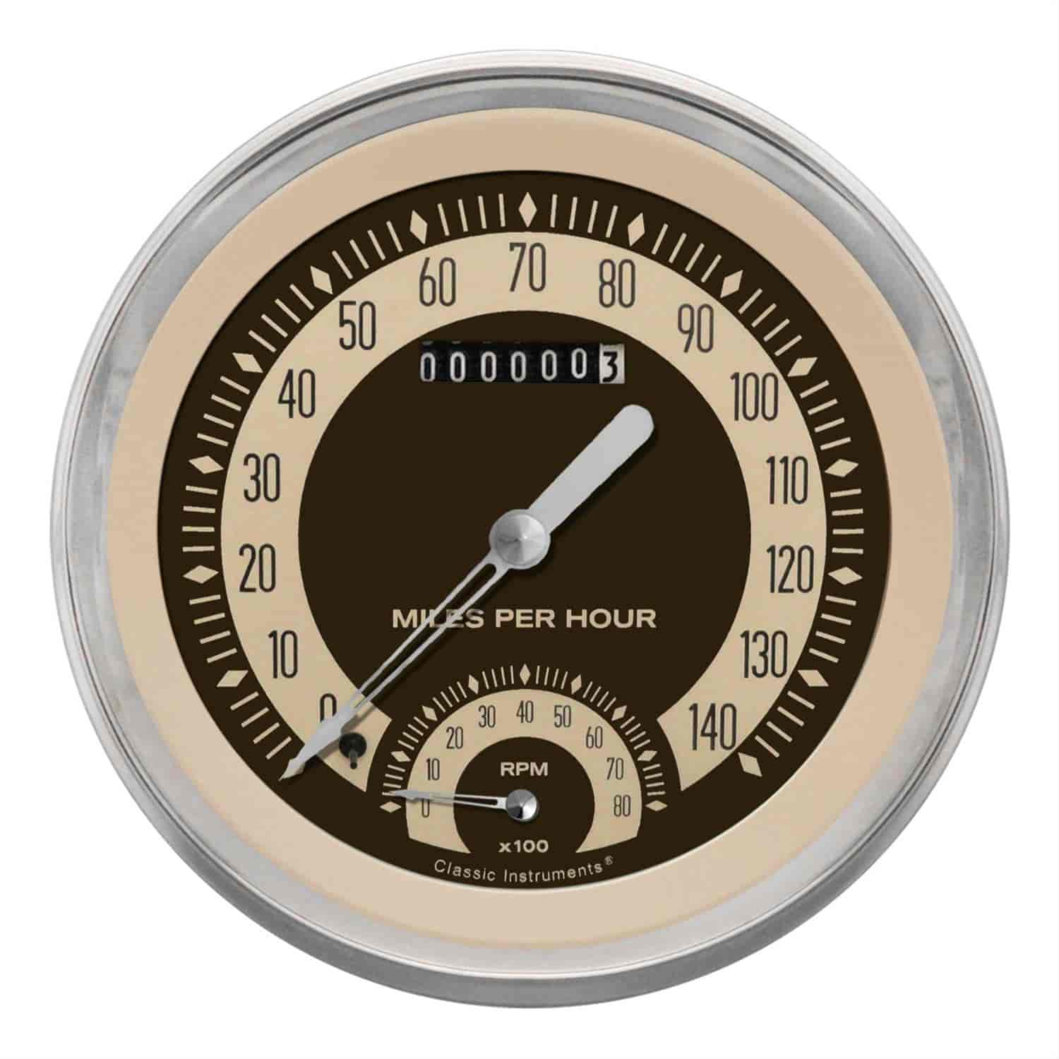 Speedtachular Speedometer/Tachometer Combo Nostalgia VT Style