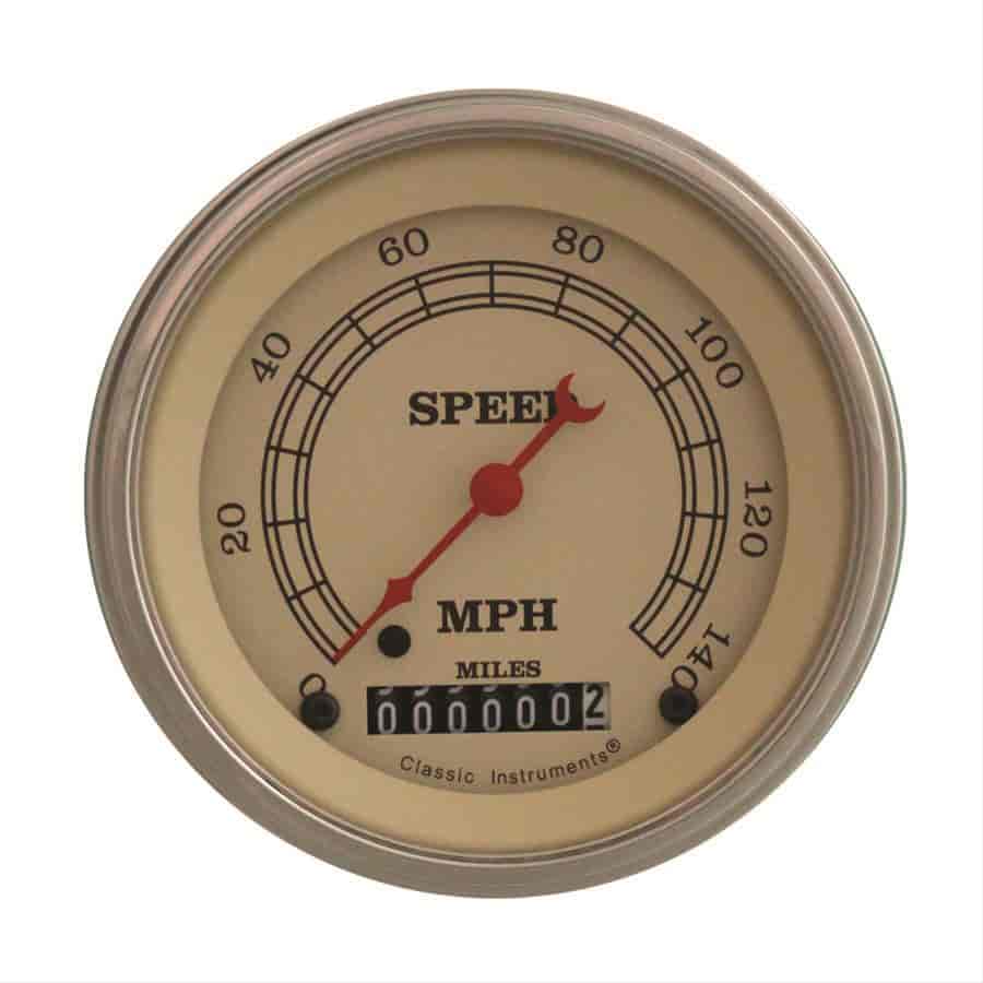 Vintage Series Speedometer 3-3/8" Electrical