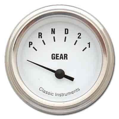 White Hot Series Gear Indicator 2-1/8" Electrical
