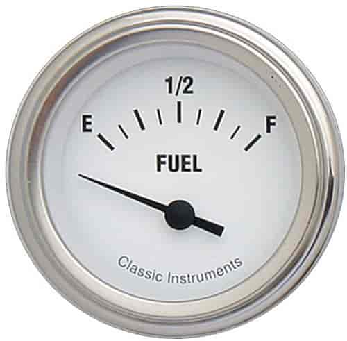 White Hot Series Fuel Gauge 2-1/8" Electrical