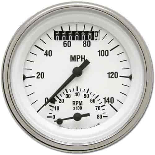 Ultimate Speedometer/Tachometer Combo White Hot Style
