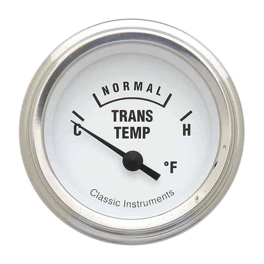 White Hot Series Transmission Temperature Gauge 2-1/8" Electrical