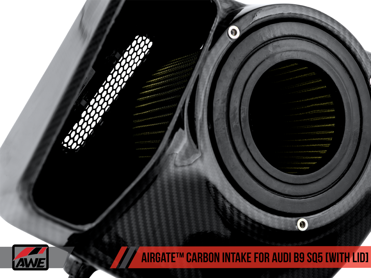 AirGate Carbon Fiber Intake for Audi B9 SQ5 3.0T - With Lid