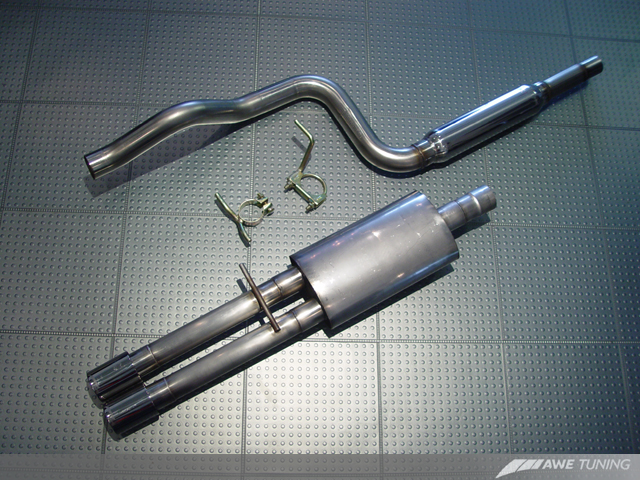 Cat Back Performance Exhaust for Mk4 Golf and GTI - Dual Outlet