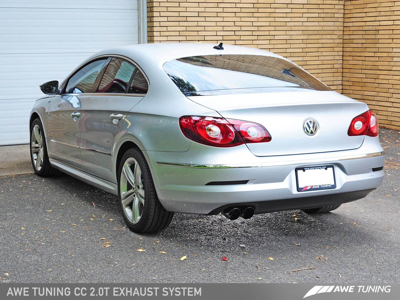Touring Edition Performance Exhaust for VW CC 2.0T - Diamond Black Tips