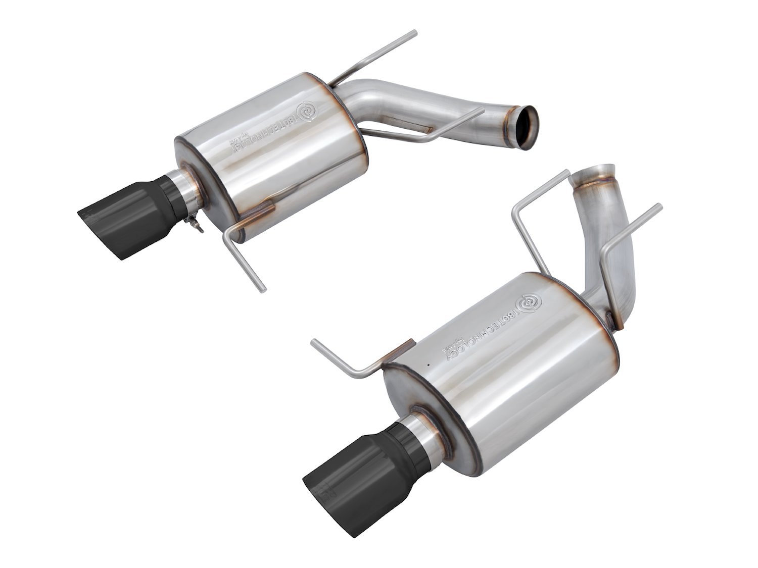 AWE Touring Edition Axle-back Exhaust for the S197 Ford Mustang GT - Diamond Black Tips