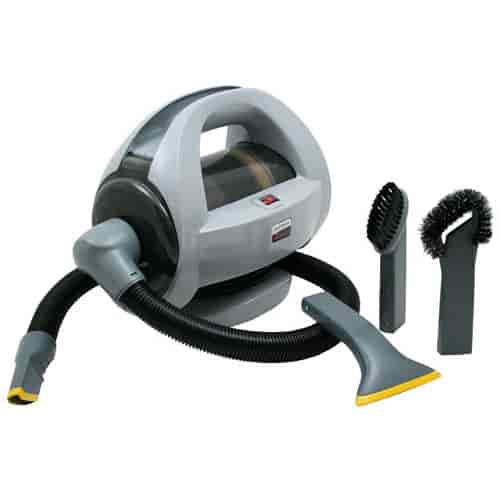 Auto-Vac 120V Bagless Vacuum Includes carpet, console, crevice and blower tools with handy on-board storage