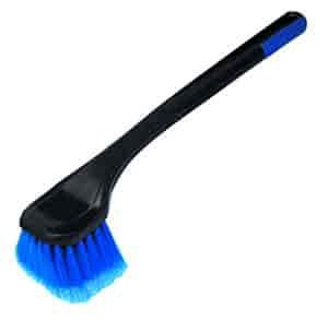 20" Long Bumper & Wheel Brush with Over Molded Grip Extra long handle for wheel and body