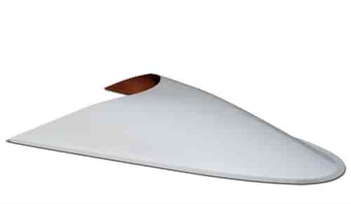 Pavement Modified Composite Hood Scoop - White