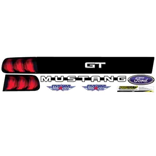 ID Graphics Kit for 2019 Late Model Mustang Rear Bumper