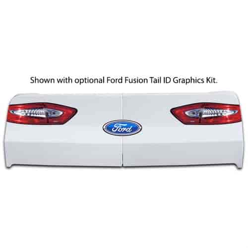 High Impact Molded Plastic Rear Bumper Cover - Red