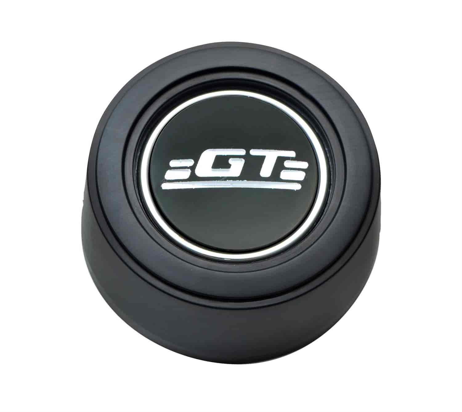 GT3 Hi-Rise GT Emblem Color Horn Button Black Anodized