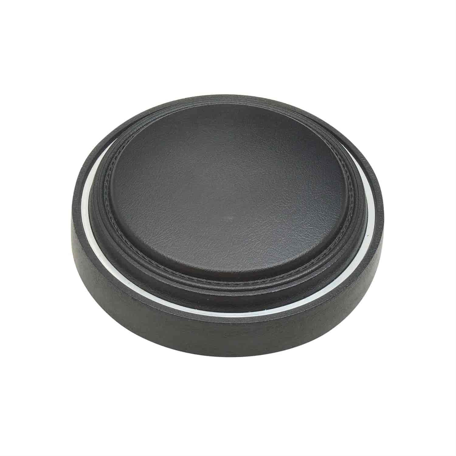 Tuff wheel Horn Button direct fit (OE-replacement) Black w/silver ring