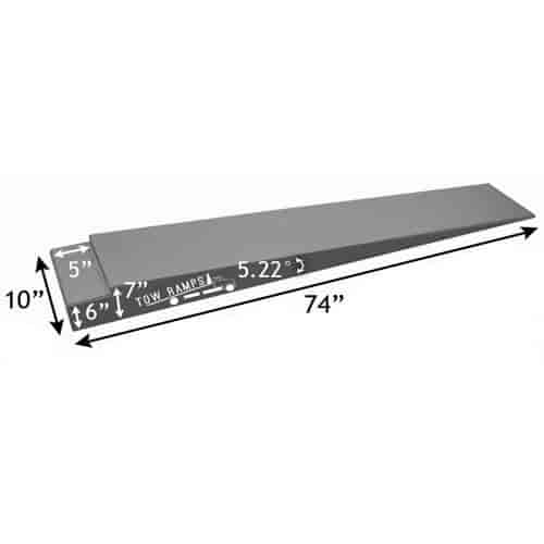 Tow Truck Flatbed Extension Ramps 74" Long