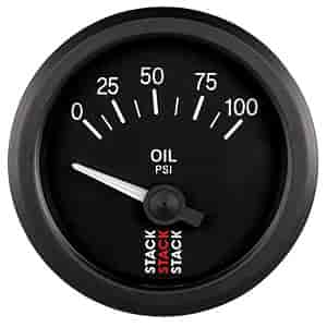 Oil Pressure Gauge 2-1/16" Diameter