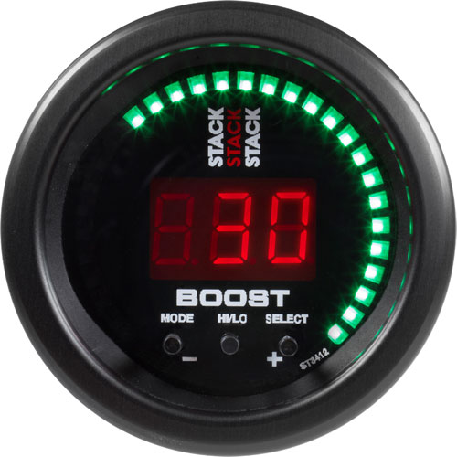 Boost Controller 52mm Blk -1 to +2 Bar