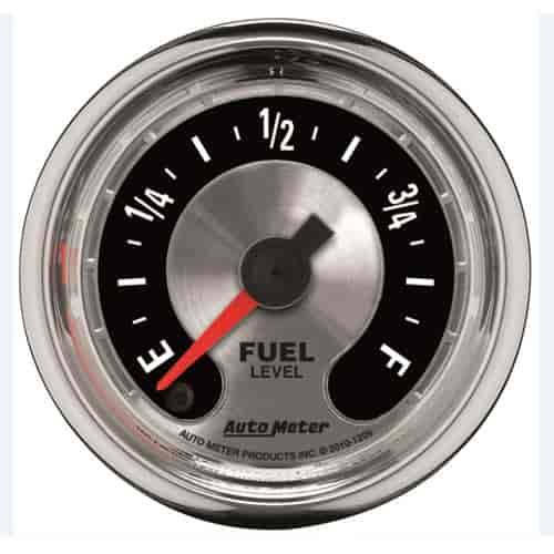 American Muscle Fuel Level Gauge 2-1/16" Electrical (Full Sweep)