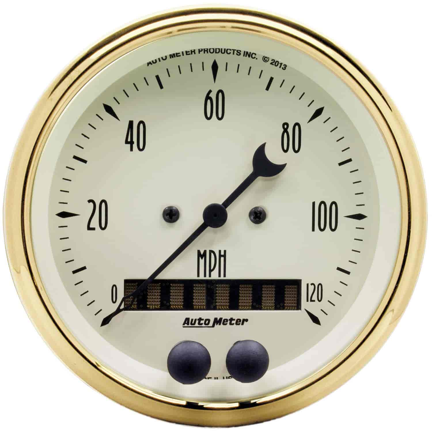 Golden Oldies GPS Speedometer 3-3/8" Electrical 120 mph