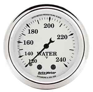 Old Tyme White Water Temperature Gauge 2-1/16" Mechanical (Full Sweep)
