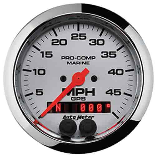 Pro-Comp Ultra Lite Marine Speedometer Diameter: 3-3/8"