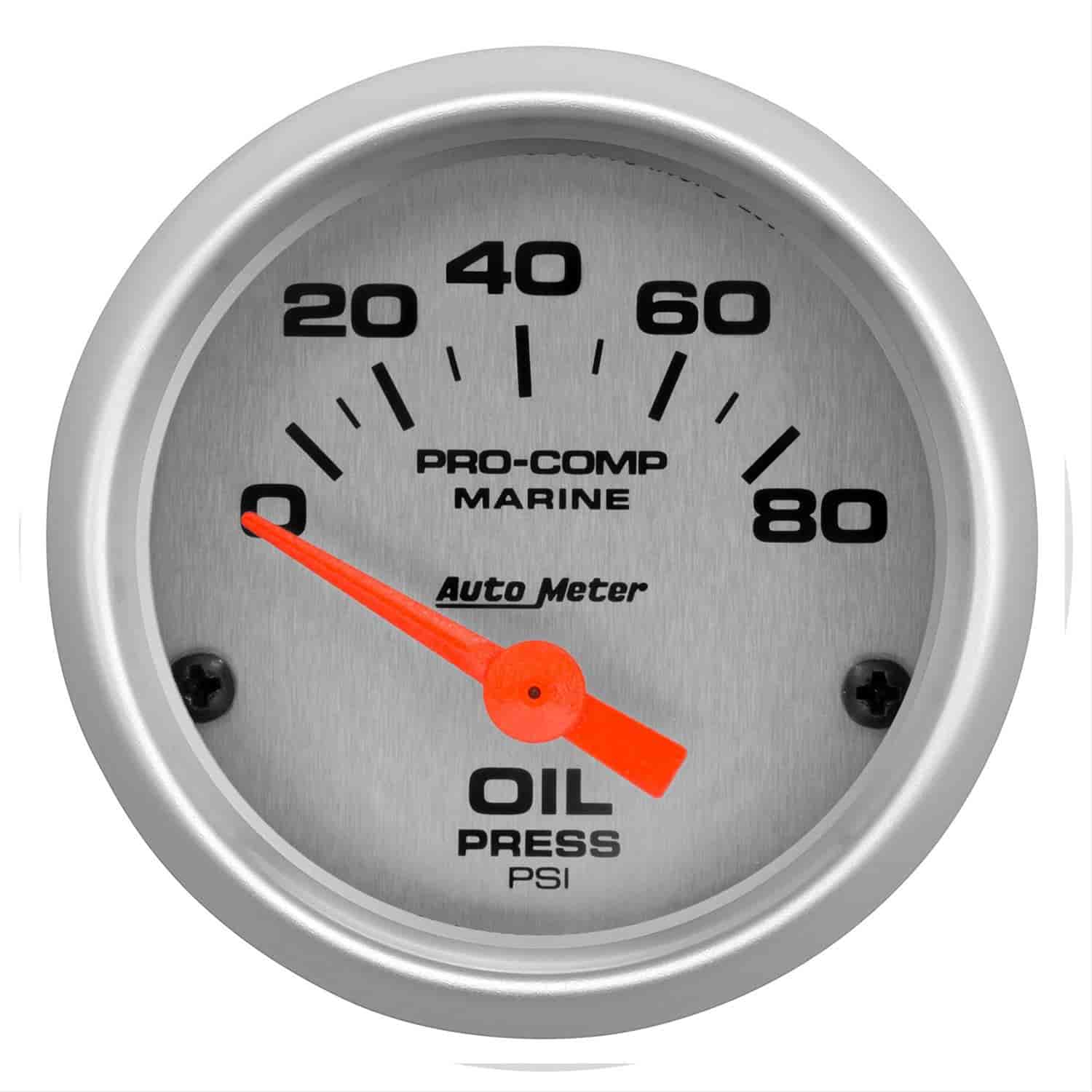 Pro-Comp Ultra Lite Marine Oil Pressure Gauge Diameter: 2-1/16"