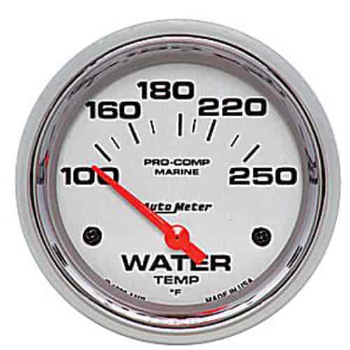 Pro-Comp Ultra Lite Marine Water Temperature Gauge Diameter: 2-5/8"