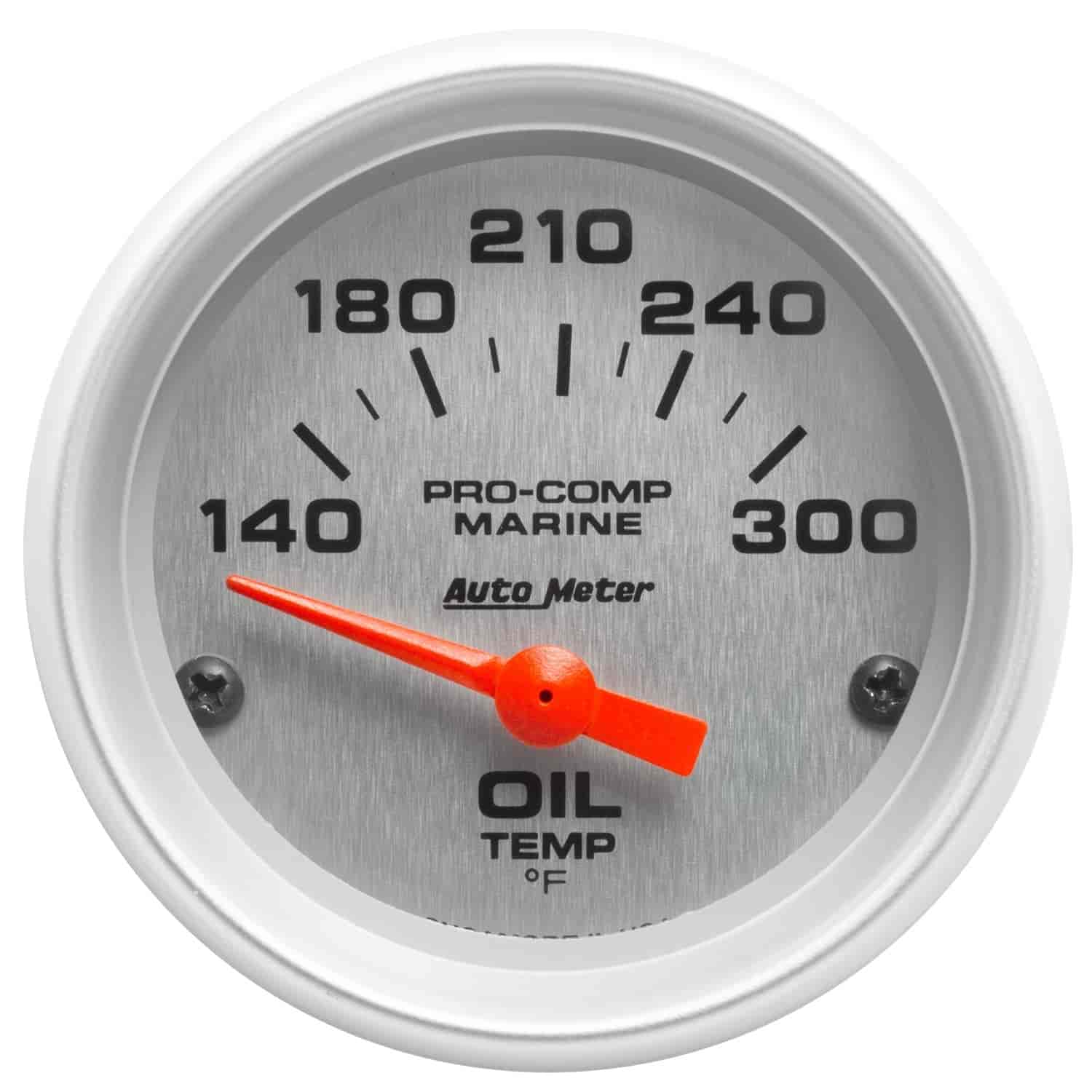 Pro-Comp Ultra Lite Marine Oil Temperature Gauge Diameter: 2-1/16"