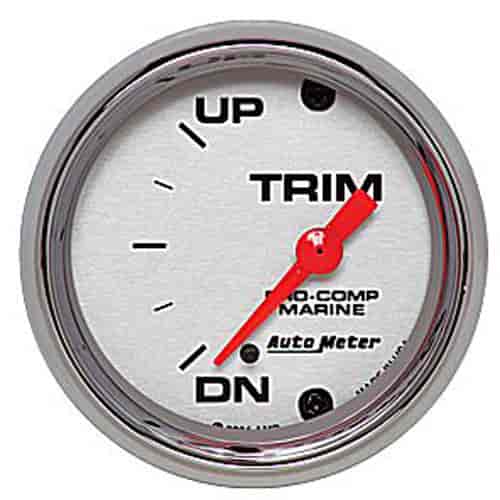 Pro-Comp Ultra Lite Marine Trim Level Gauge Diameter: 2-1/16"