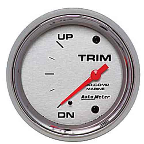 Pro-Comp Ultra Lite Marine Trim Level Gauge Diameter: 2-5/8"