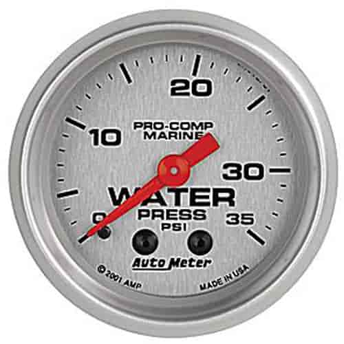 Pro-Comp Ultra Lite Marine Water Pressure Gauge Diameter: 2-1/16"