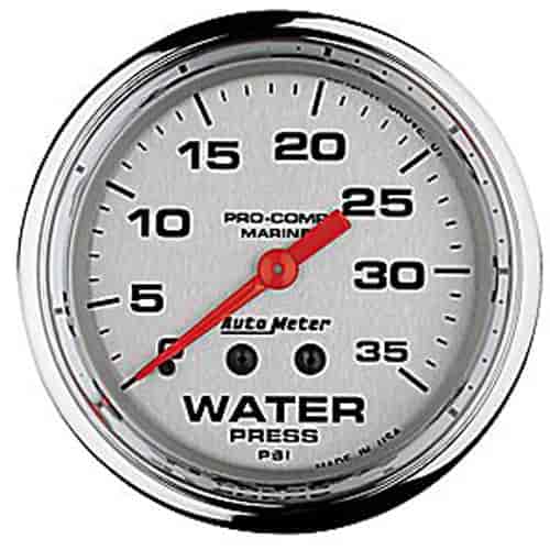 Pro-Comp Ultra Lite Marine Water Pressure Gauge Diameter: 2-5/8"