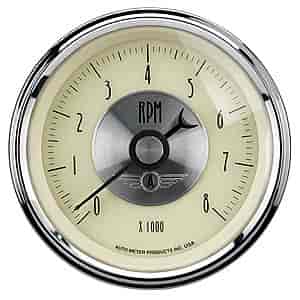 Antique Ivory Tachometer 3-3/8" Electrical