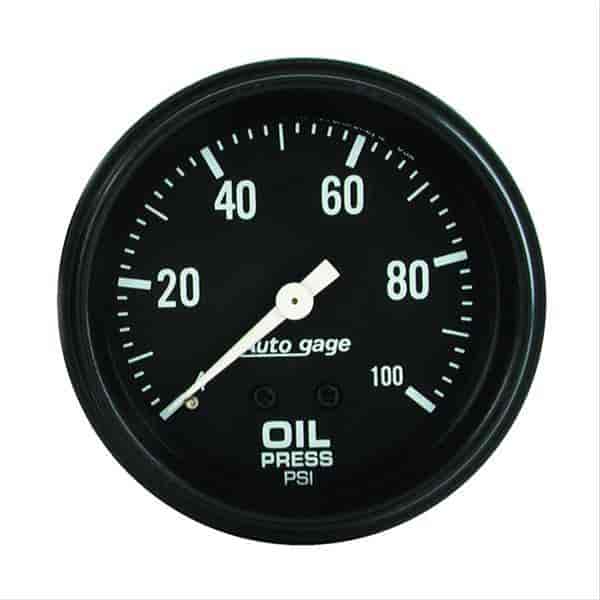 Autogage Oil Pressure Gauge 0-100 psi
