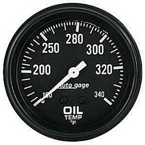 Autogage Oil Temperature Gauge 100°-340° F