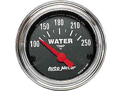 Traditional Chrome Water Temperature Gauge 2-1/16" electrical