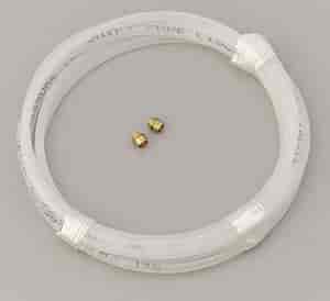 1/8" Diameter Nylon Tubing, 10-Feet Long with Ferrules