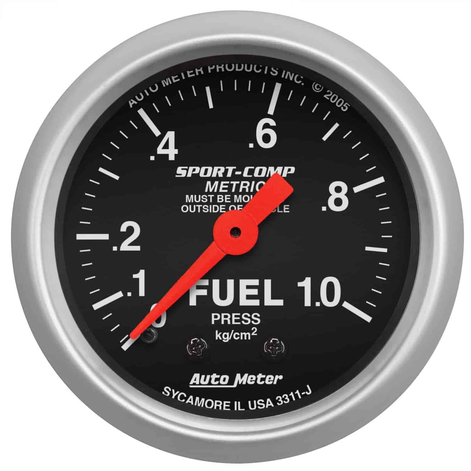 Sport-Comp Fuel Pressure Gauge 2-1/16" Mechanical