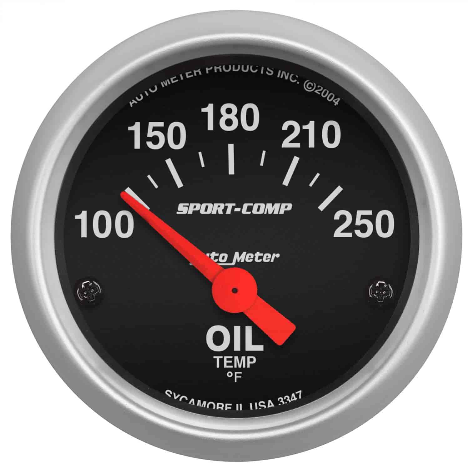 Sport-Comp Oil Temperature Gauge 2-1/16" Electrical