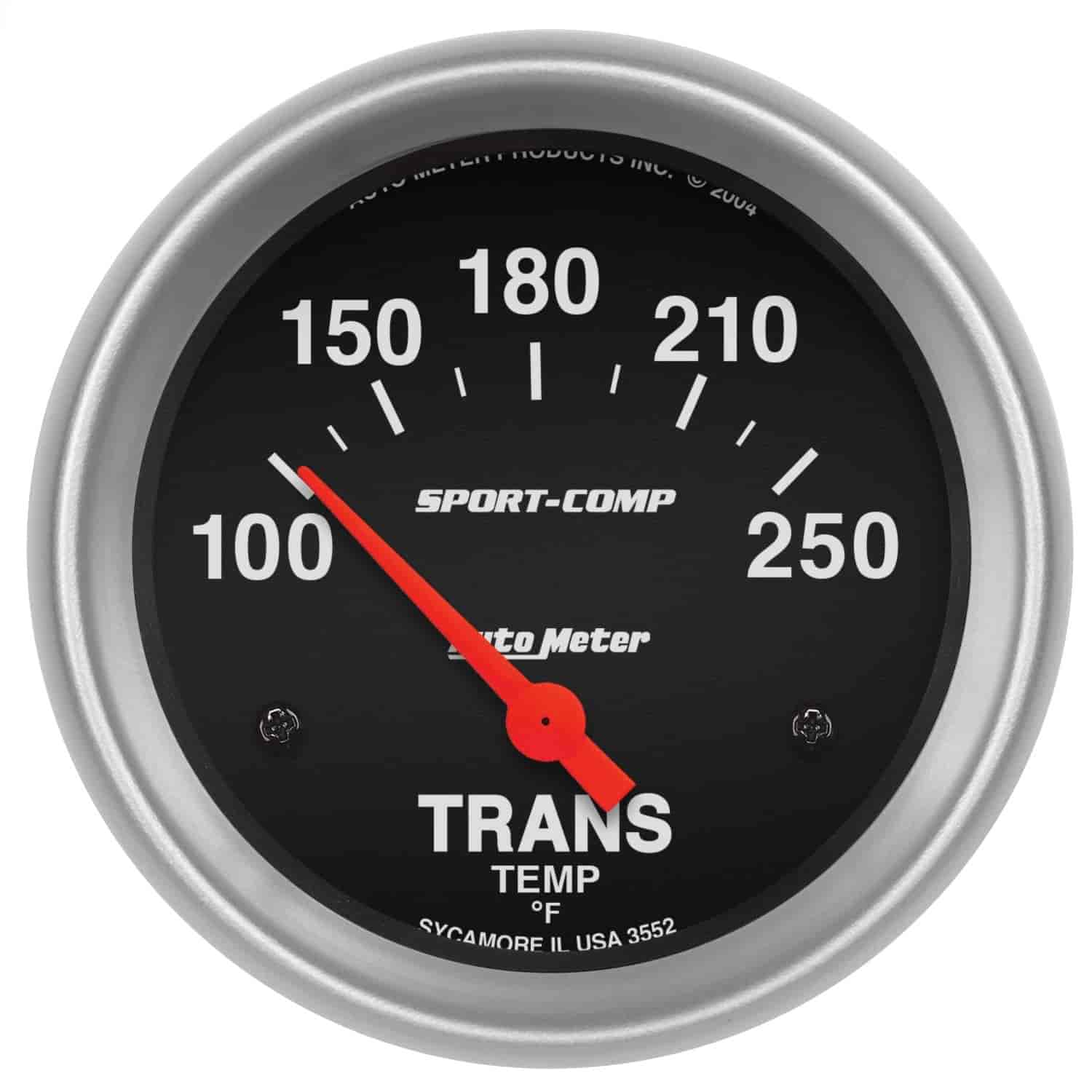 Sport-Comp Transmission Temperature Gauge 2-5/8" Electrical