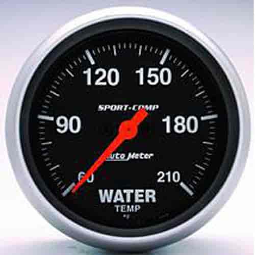 Sport-Comp Water Temperature Gauge 2-5/8" Electrical (Full Sweep)