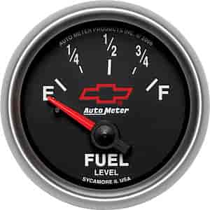 Officially Licensed Chevrolet Performance Fuel Level Gauge 2-1/16" Electrical
