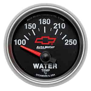 Officially Licensed Chevrolet Performance Water Temperature Gauge 2-1/16" Electrical
