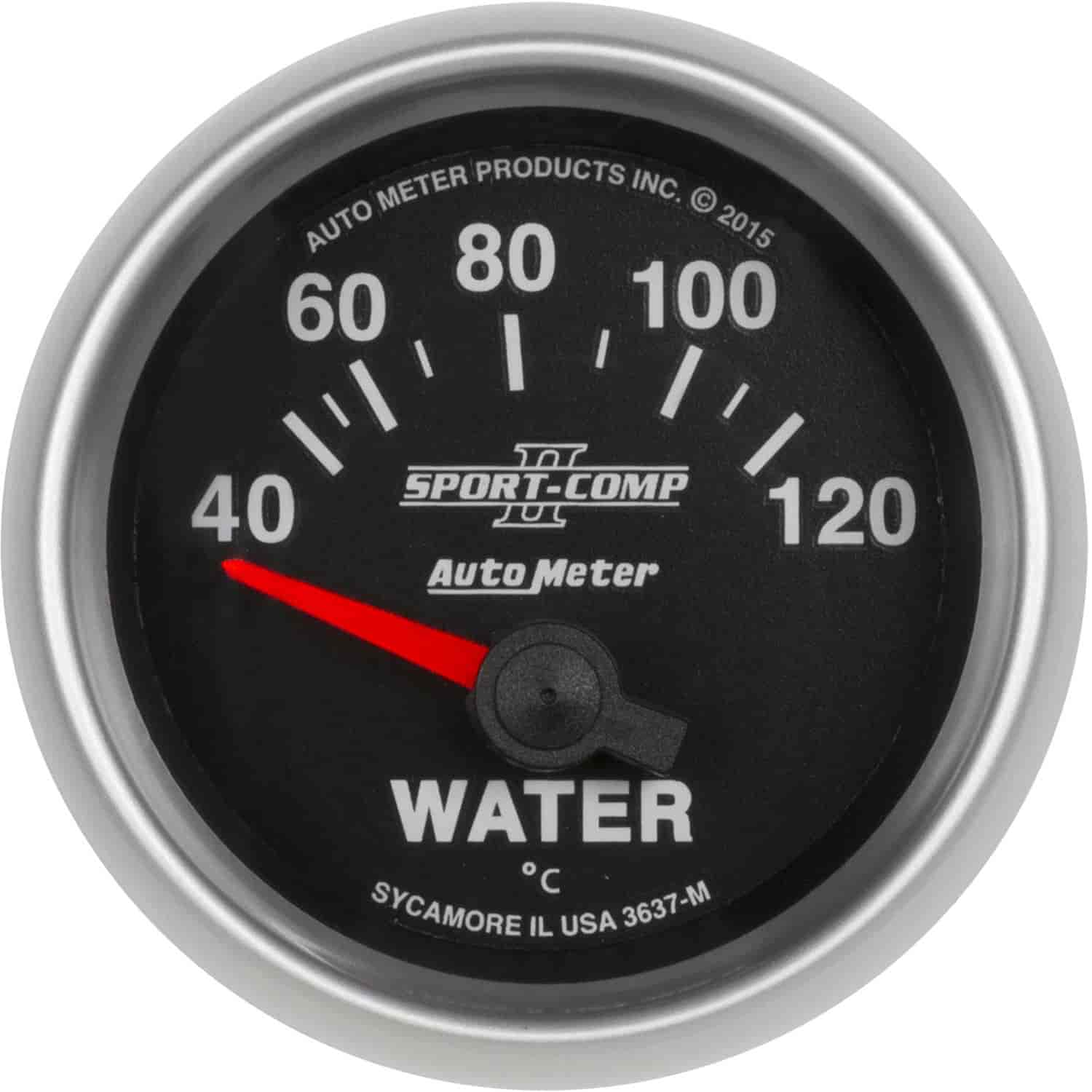 Sport-Comp II Water Temperature Gauge 2-1/16" Electrical (Short Sweep)