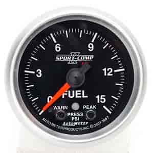 Sport-Comp II Fuel Pressure Gauge 2-1/16" Electrical (Full Sweep)