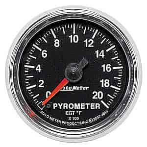 GS Series Pyrometer Gauge 2-1/16", Electrical (Full Sweep)